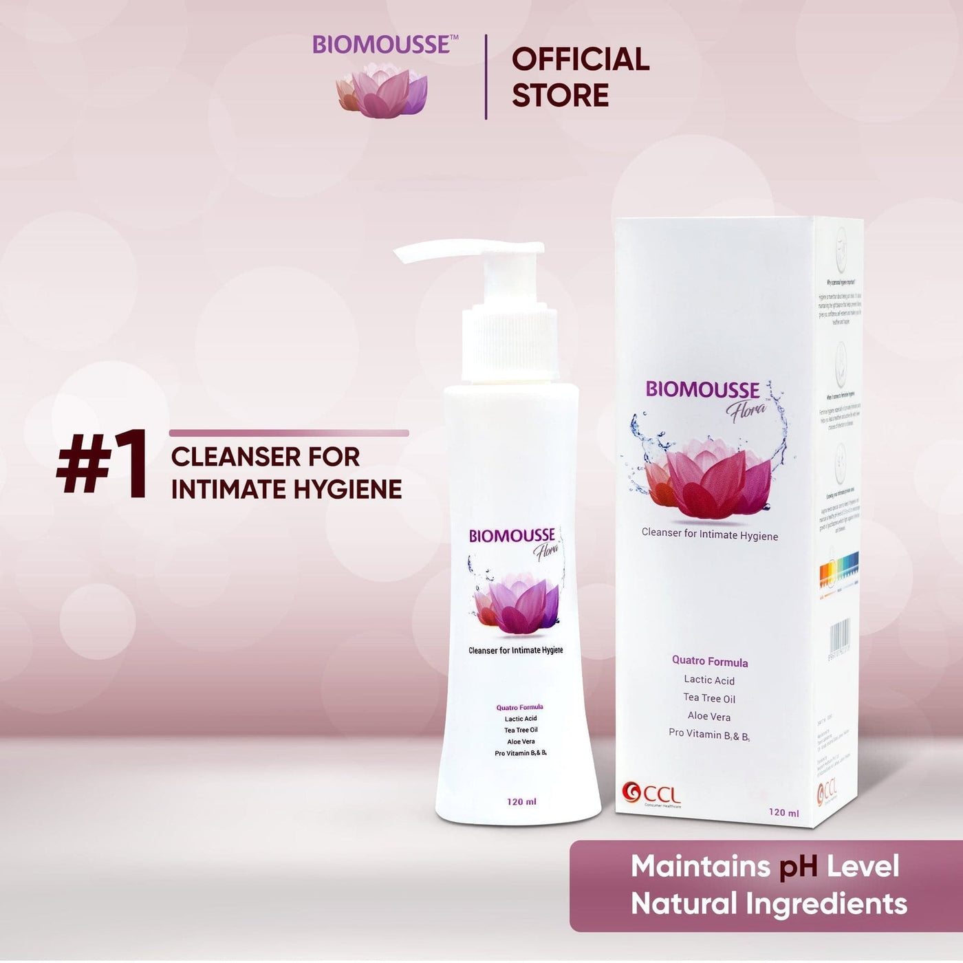 BioMousse Flora Intimate Wash