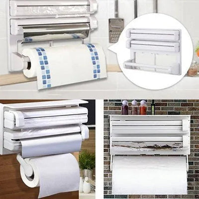 3-in-1 Wall-Mounted Paper Dispenser