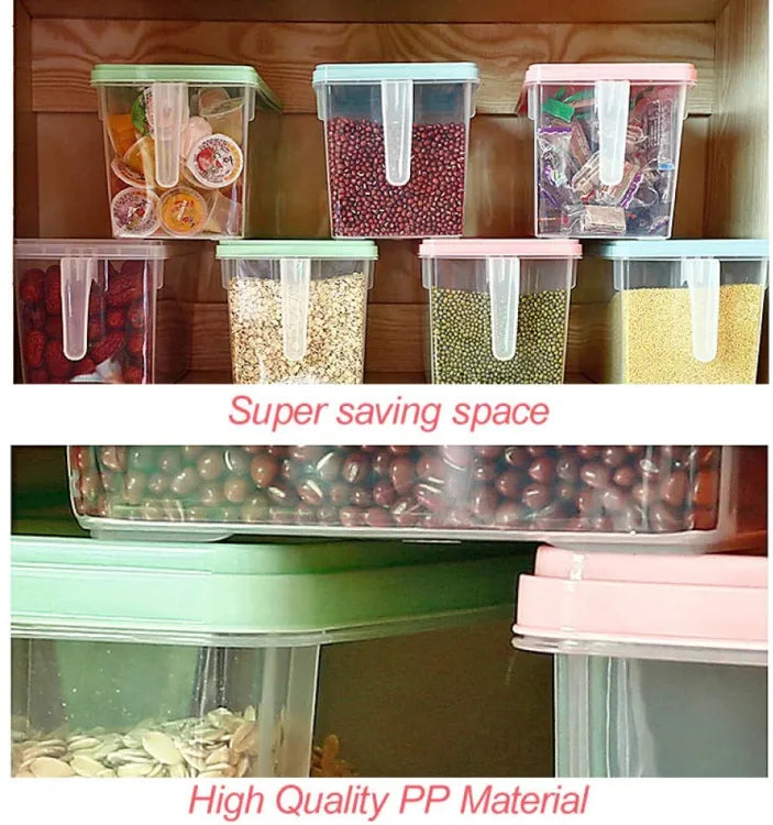 Kitchen Refrigerator Storage Box Organiser Transparent Plastic Fridge Food Egg Fruit Container Freezer Fresh Organizer