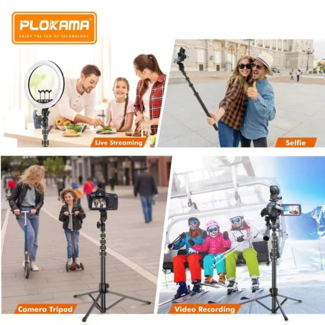 R1s Selfie Stick With Tripod | Bluetooth Foldable Selfie Rod For Phone Action Camera Iphone ﻿